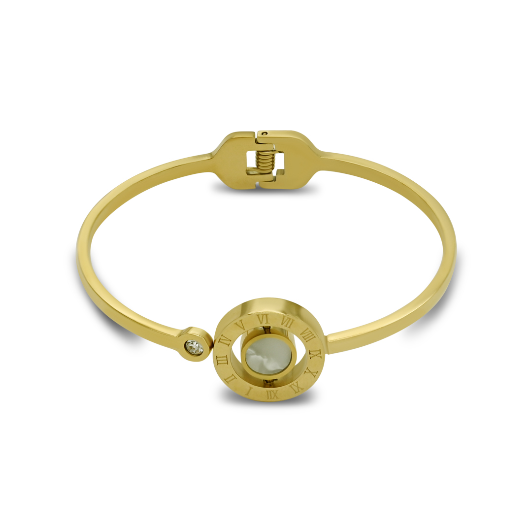 Roman Numeral MOP Bracelet