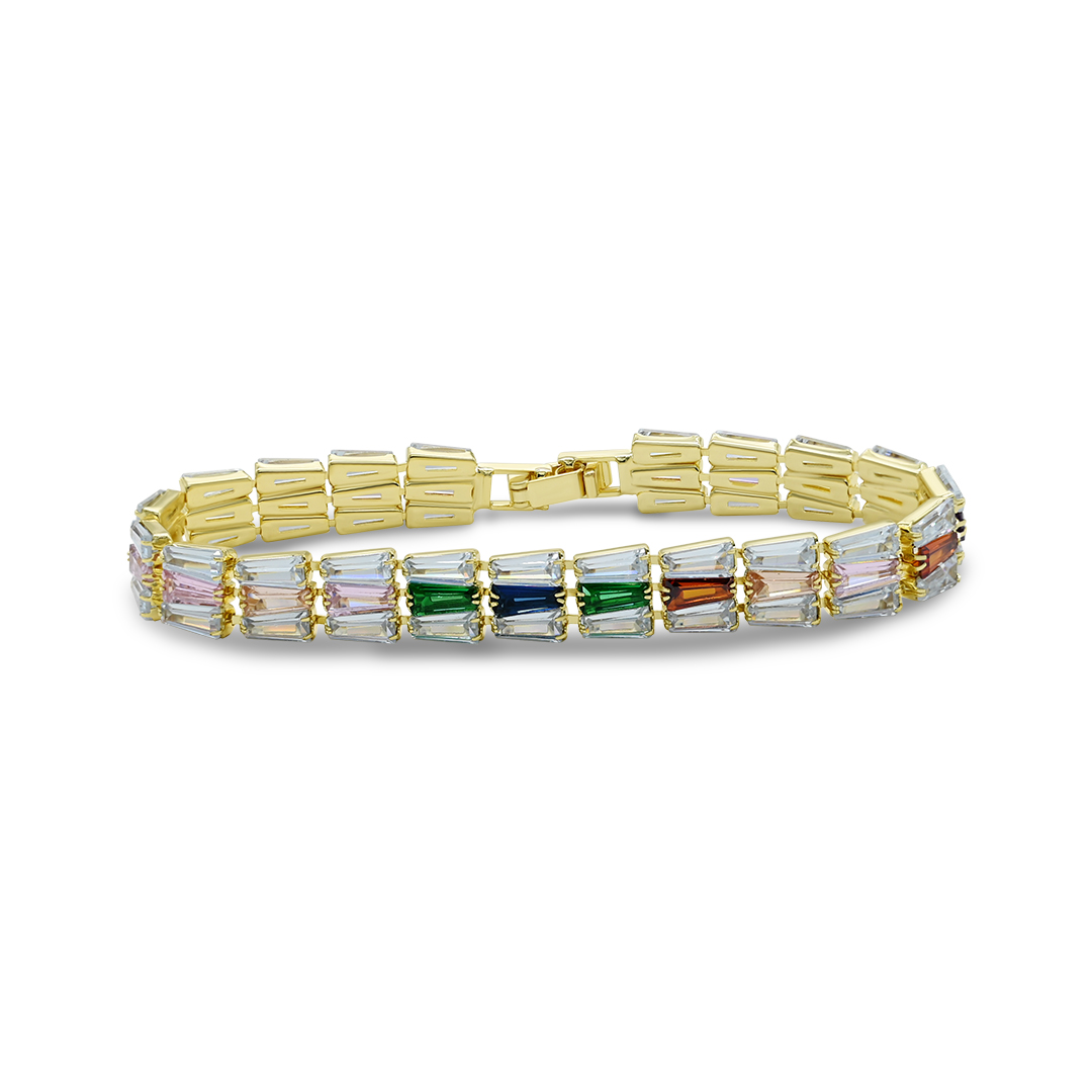 Baguette Link Gold