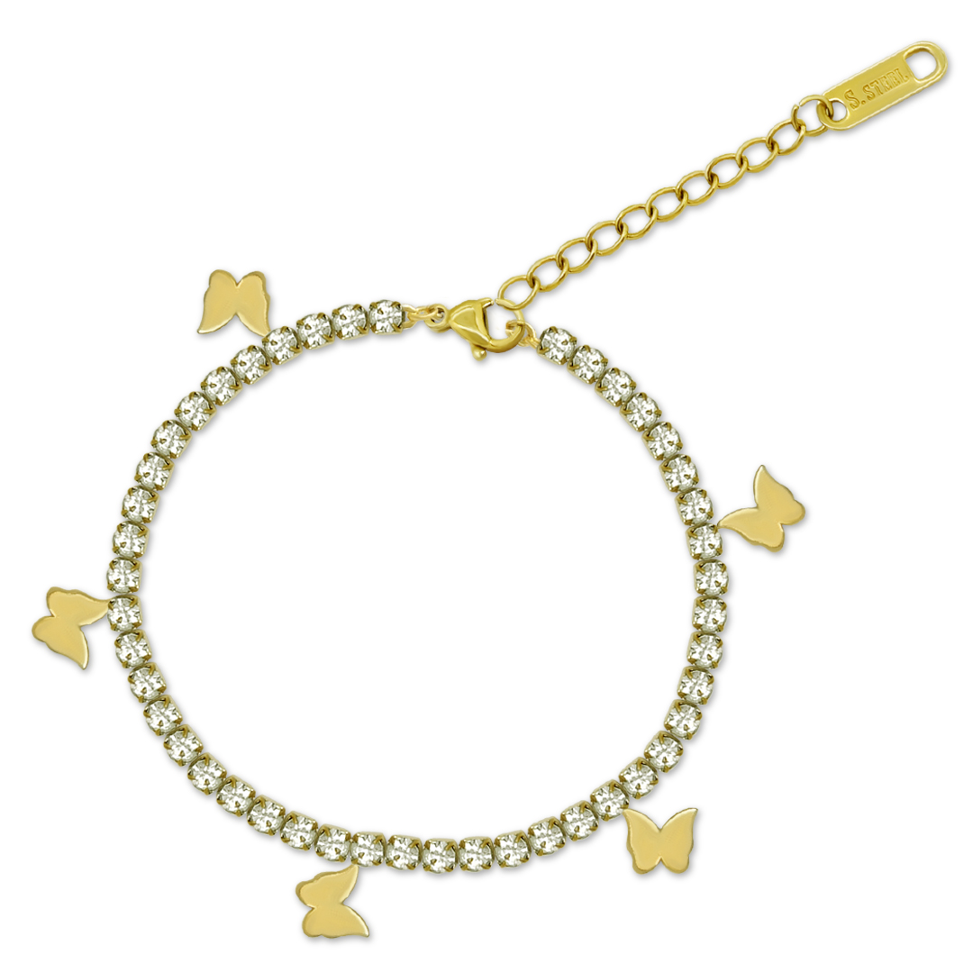 Butterfly Tennis Bracelet