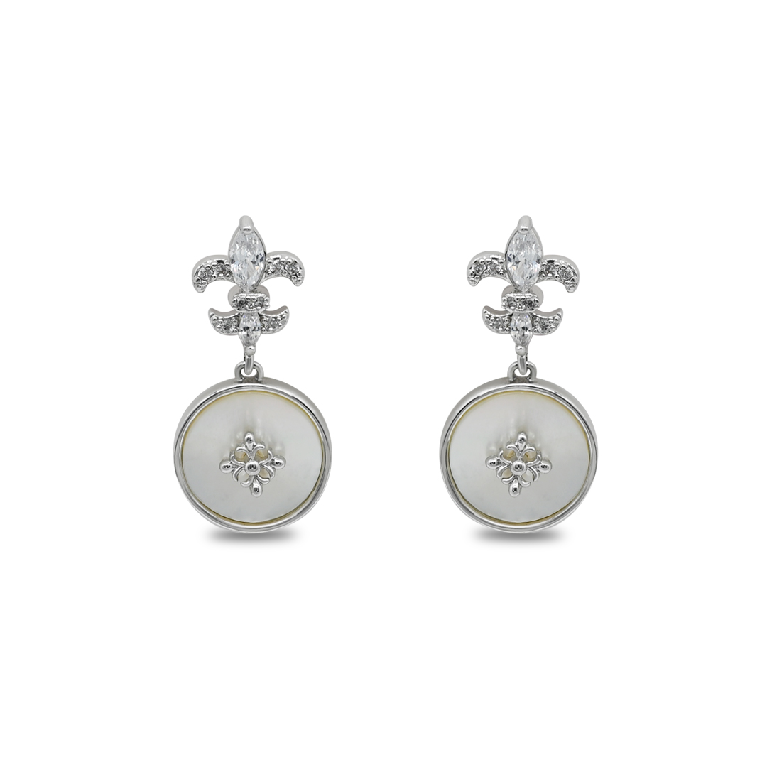 Royal Lilly Drop Earrings