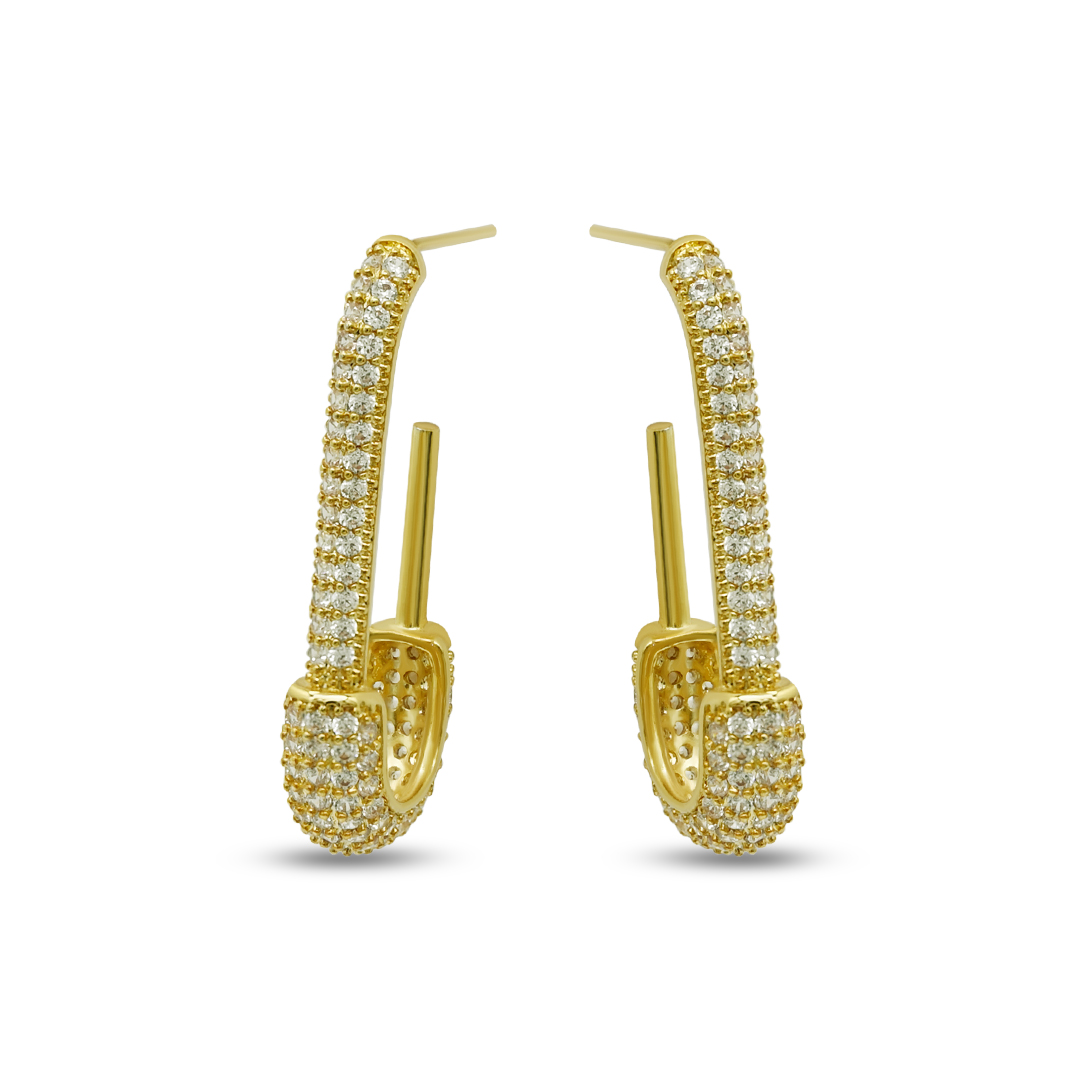Safety Pin Earrings
