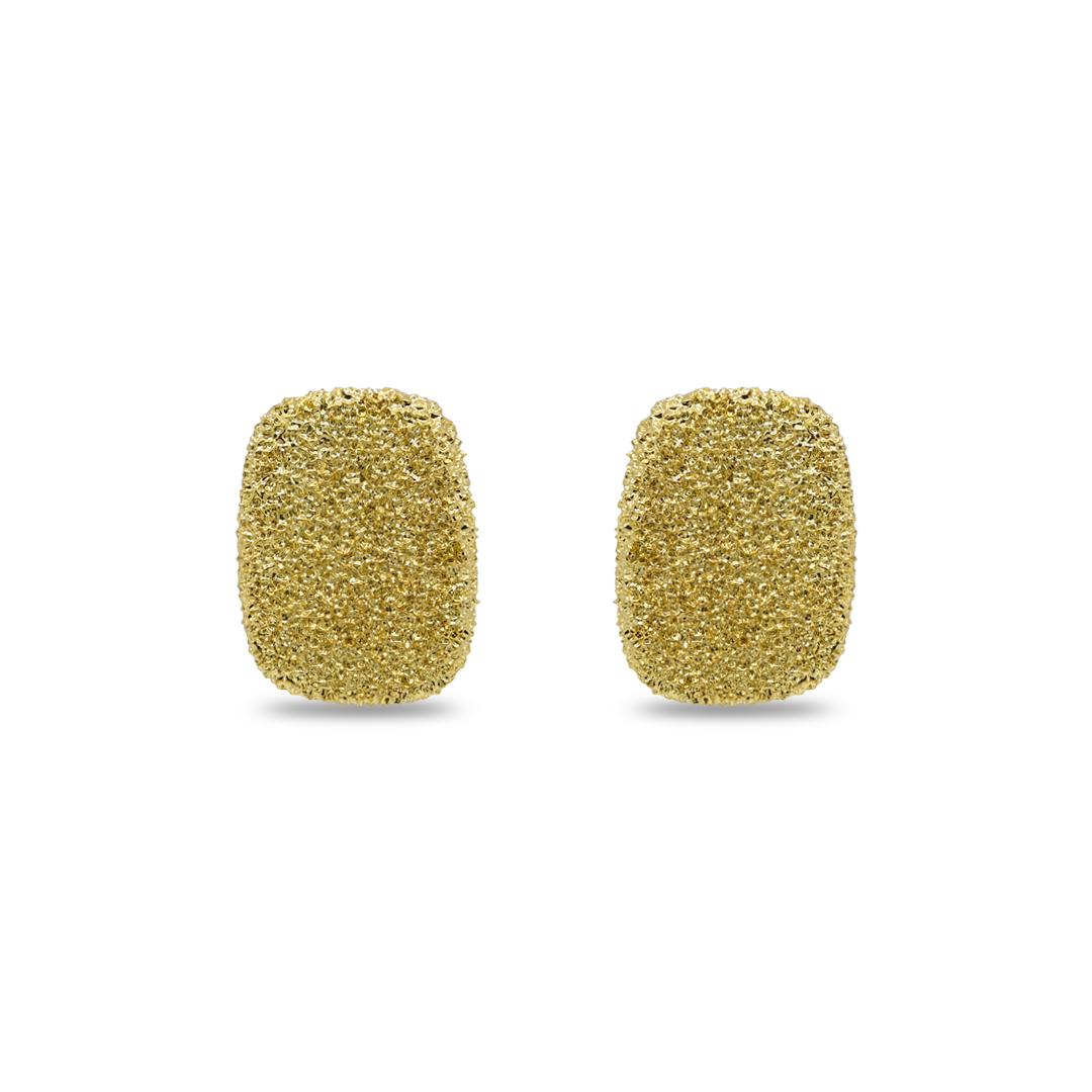 Textured Oval Stud