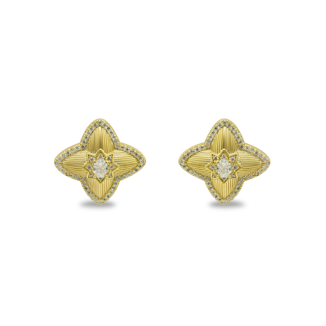 Textured Stud Earrings