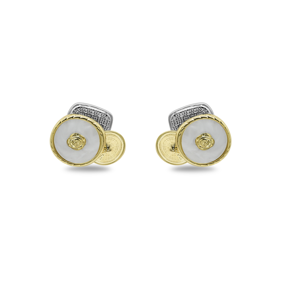 Abstract Dual-Tone Stud