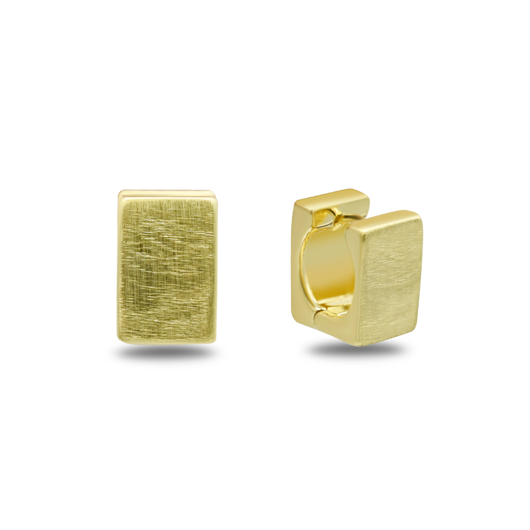 Square Huggie Hoop