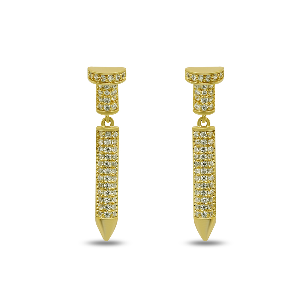 Pave Crystal T-Bar Spike