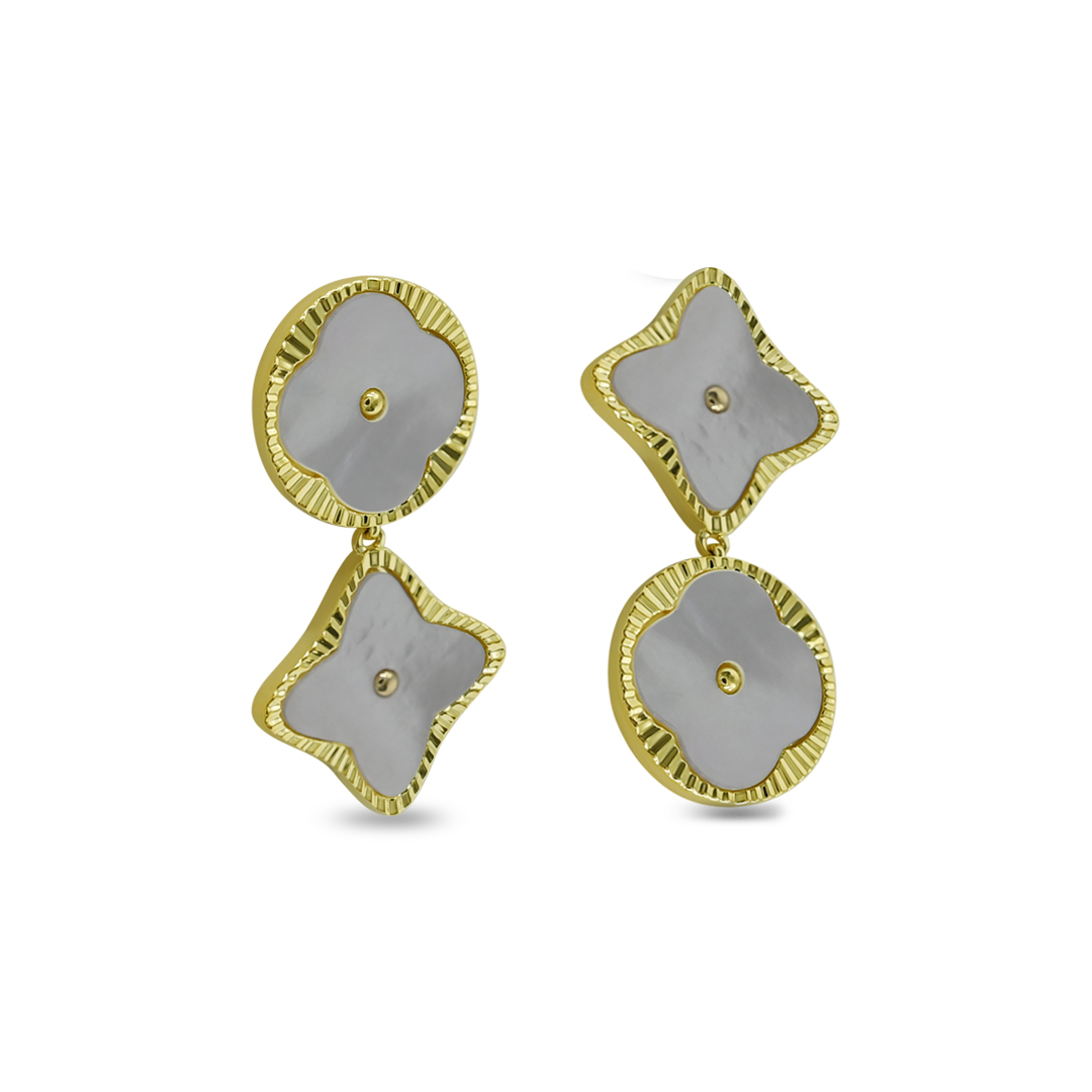 Clover Geometric Earrings