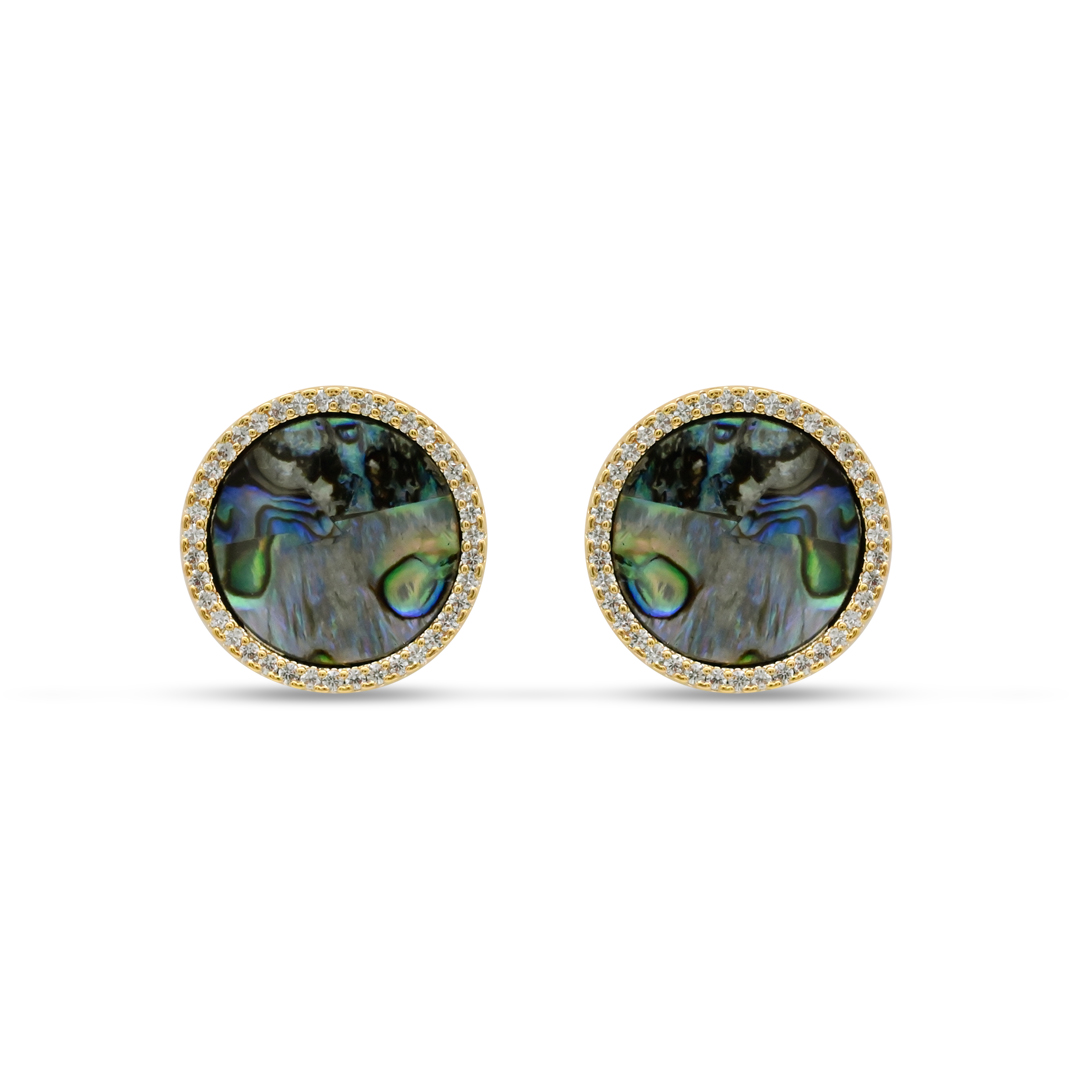 Abalone Stud Earrings
