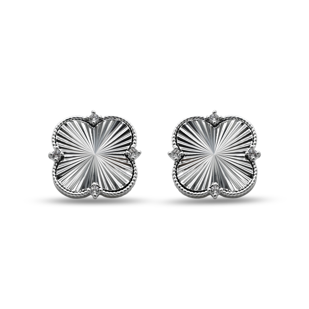 Clover Textured Studs