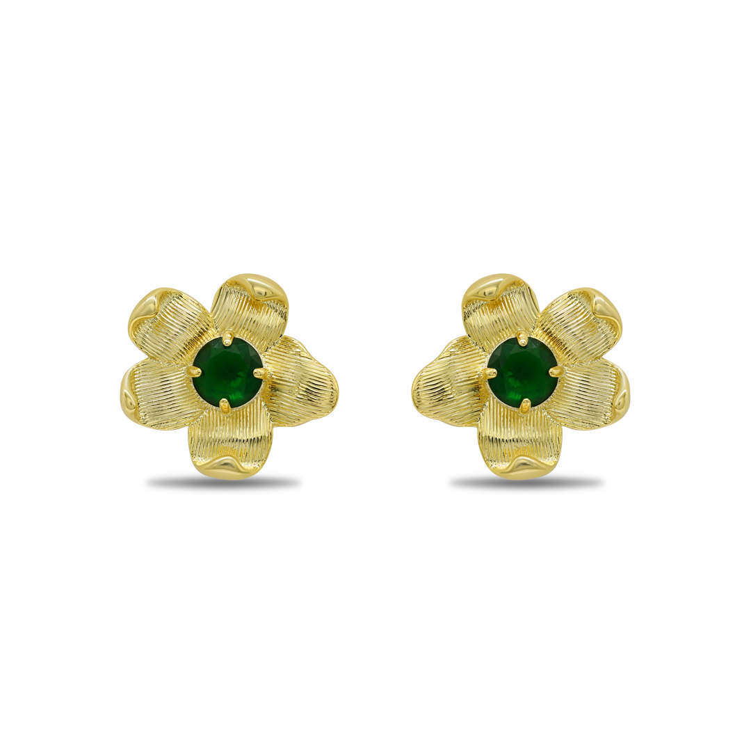 Ruby Blossom Studs