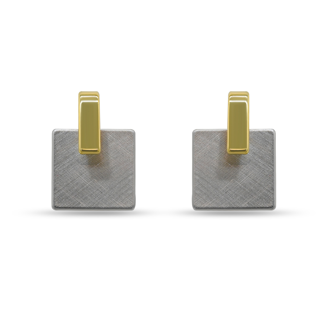 Rose Gold Mosaic Studs