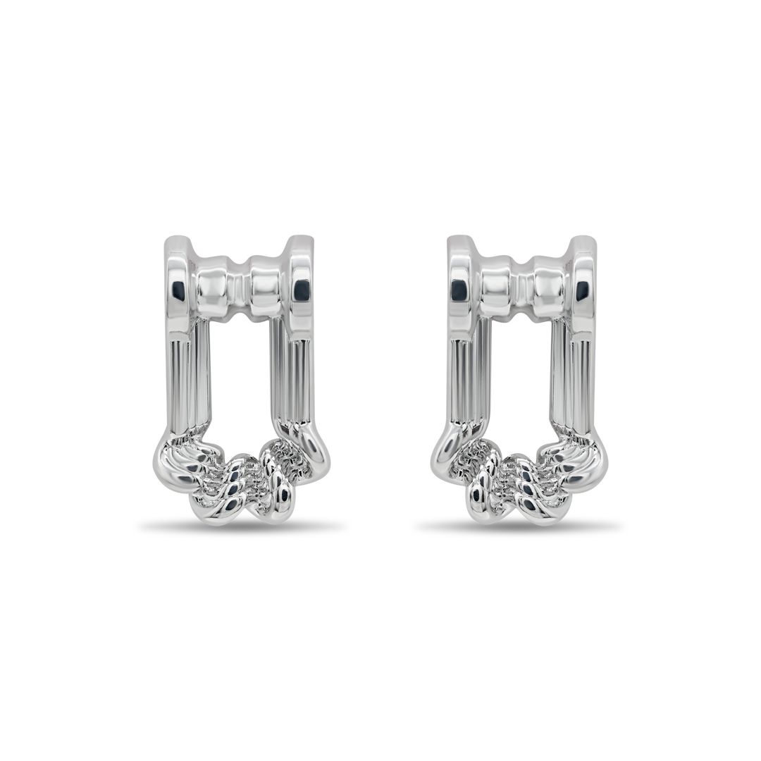 Crystal Ribbon Studs
