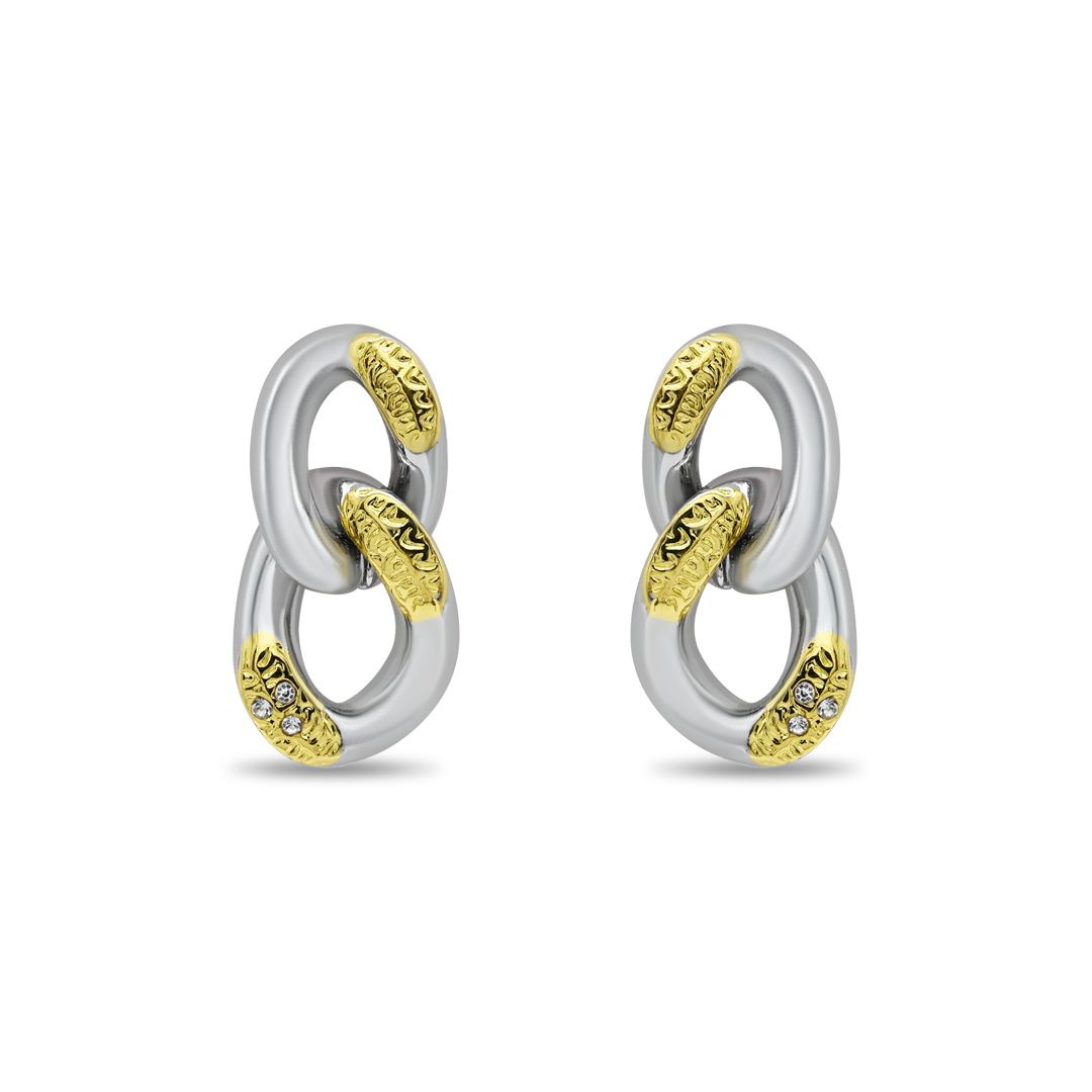 Amber Geometric Studs