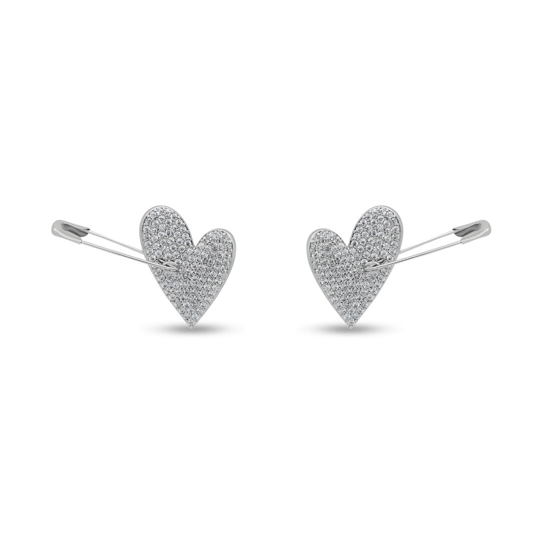 Two-Tone Abstract Wave Hoops
