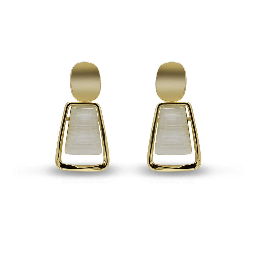 Monolithic Drop Earrings
