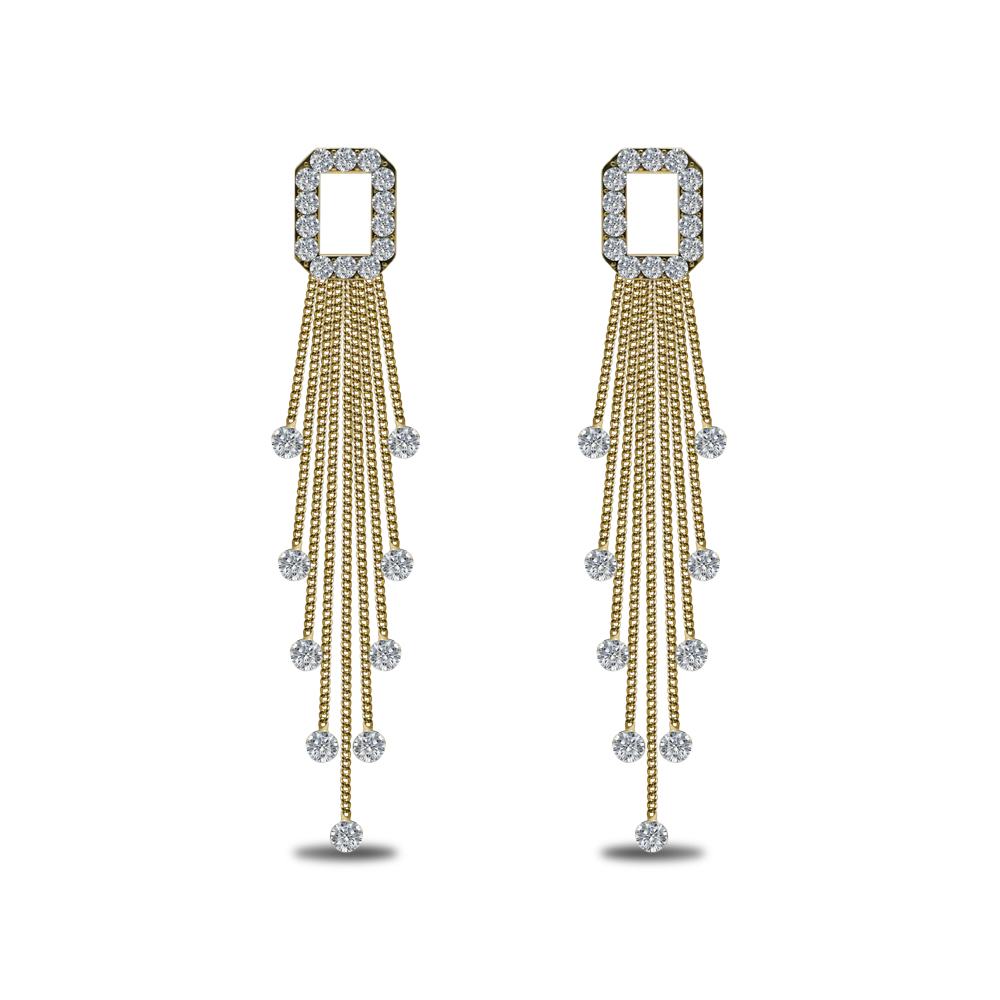 Crystal Chandelier Waterfall Fringe