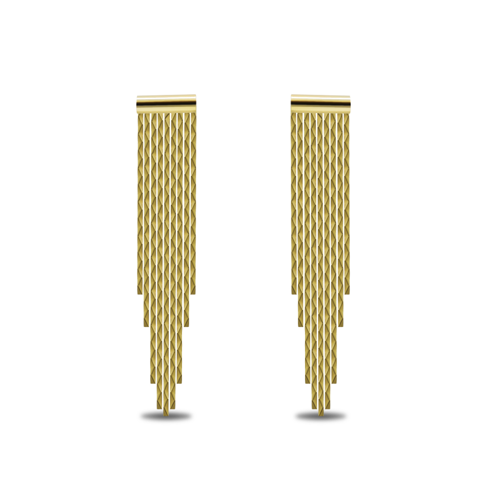 Serrated Golden Fringe Cascades