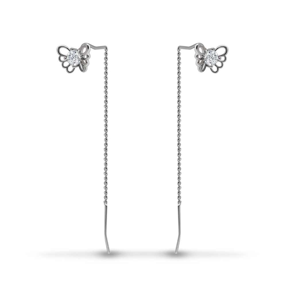 Pearl Threader Earrings