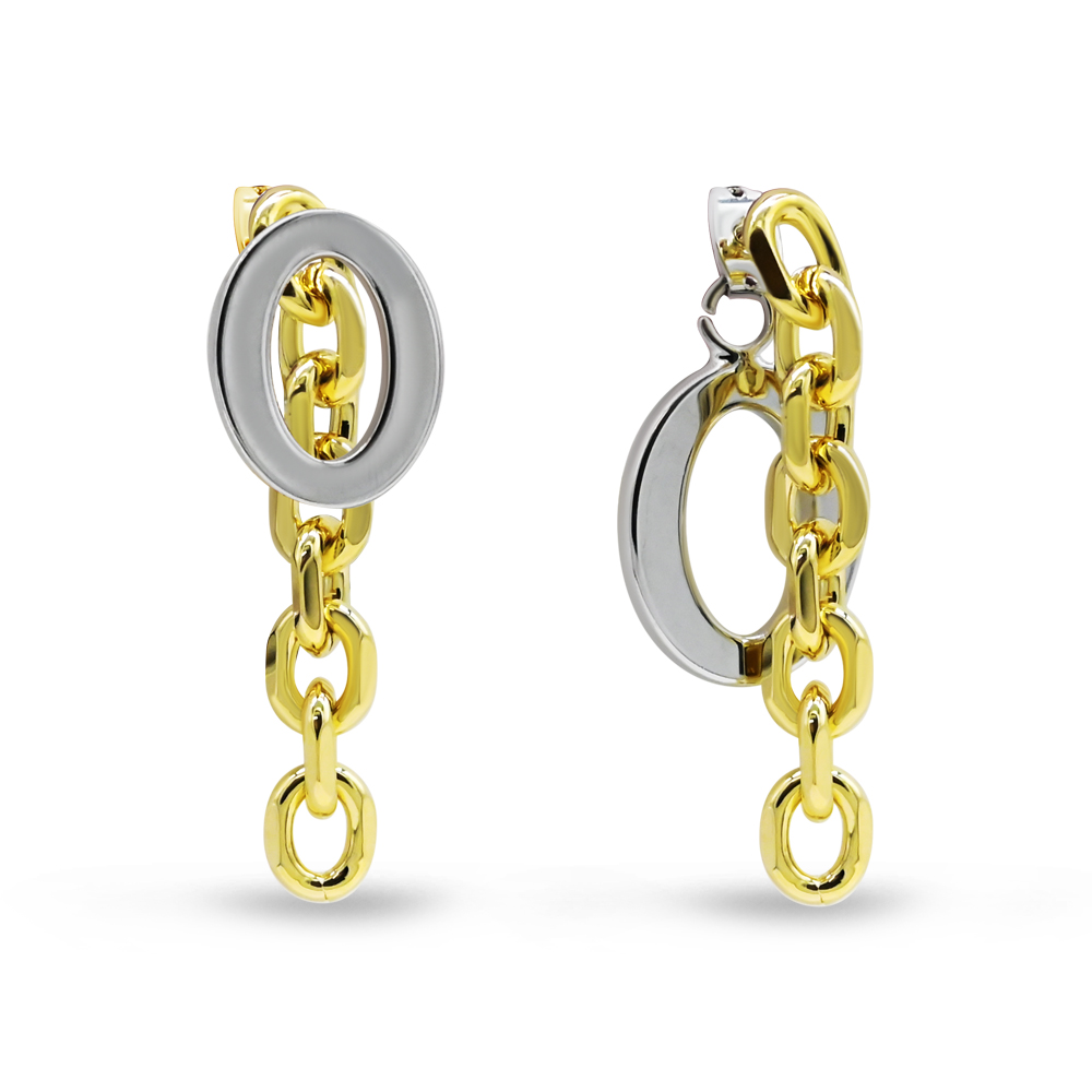 Asymmetric Interlinked Chain Hoops
