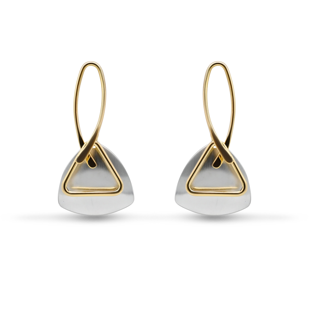 Contemporary Tiered Triangle Drops