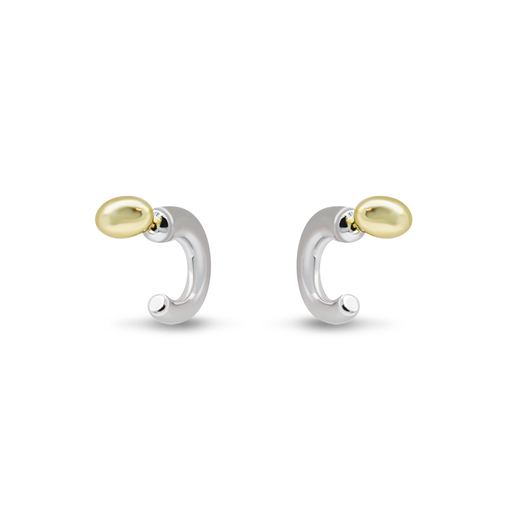 Abstract Orb J-Hoop Studs