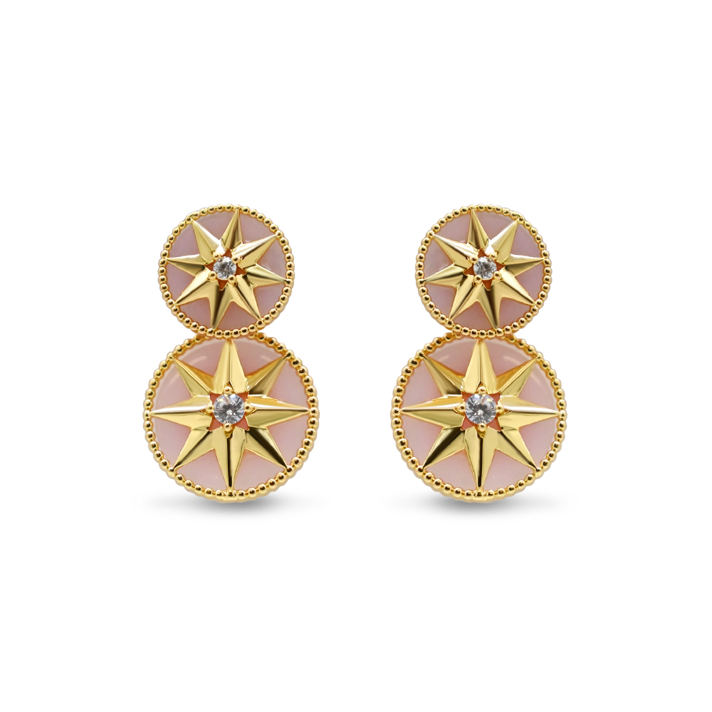 Enamel Starburst Tiered Discs
