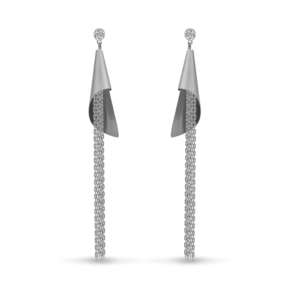 Satin Shroud Crystal Drops