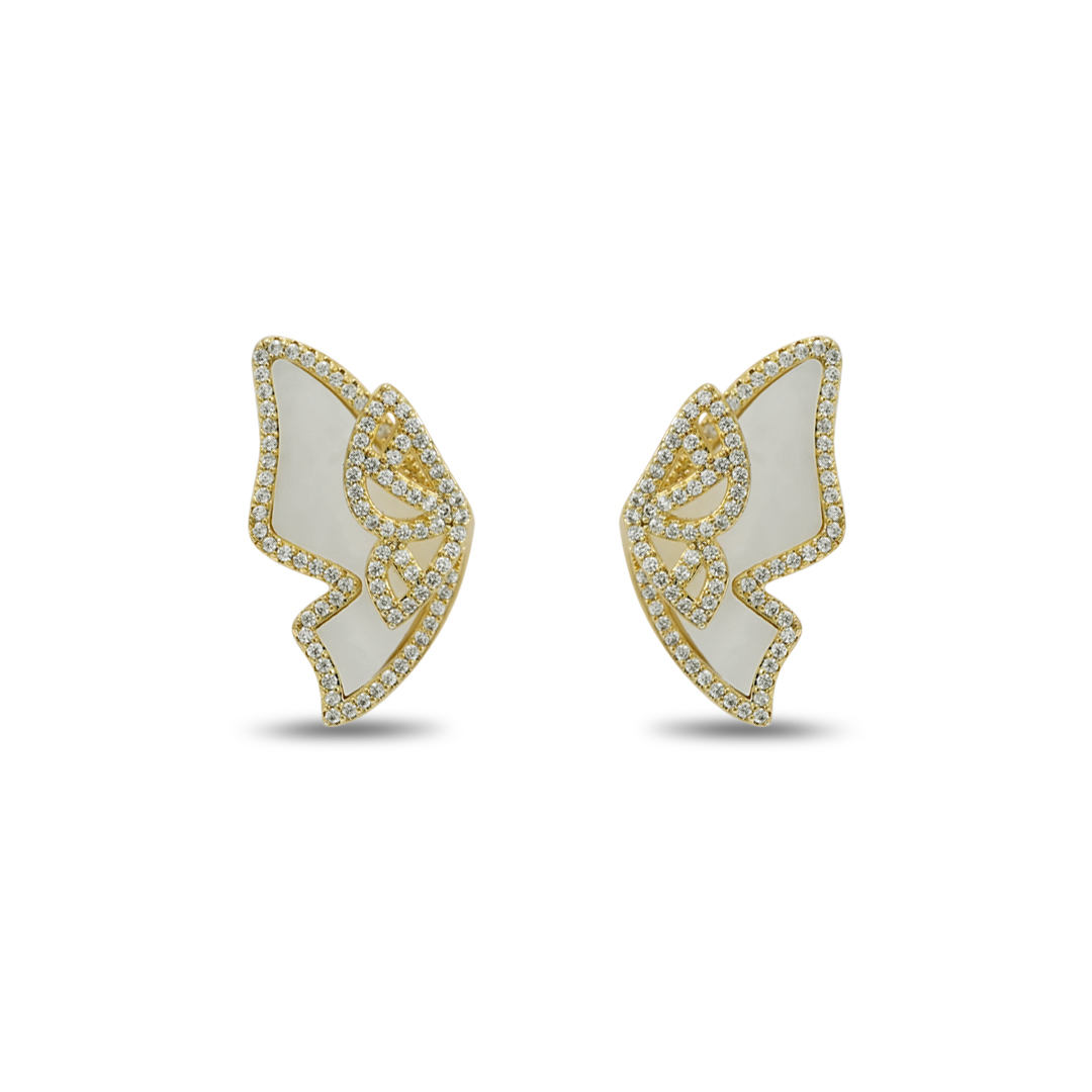 MOP Butterfly Wing Earrings