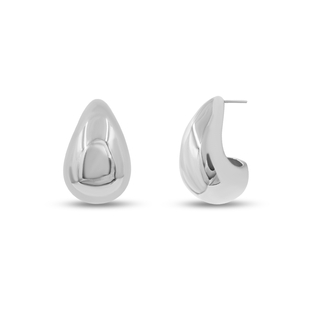 Chunky Teardrop Hoops