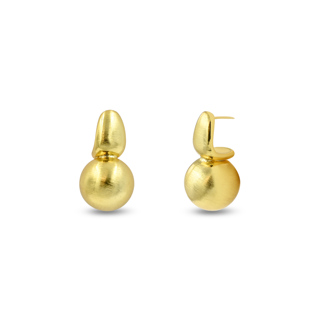 Matte Gold Orb Drops