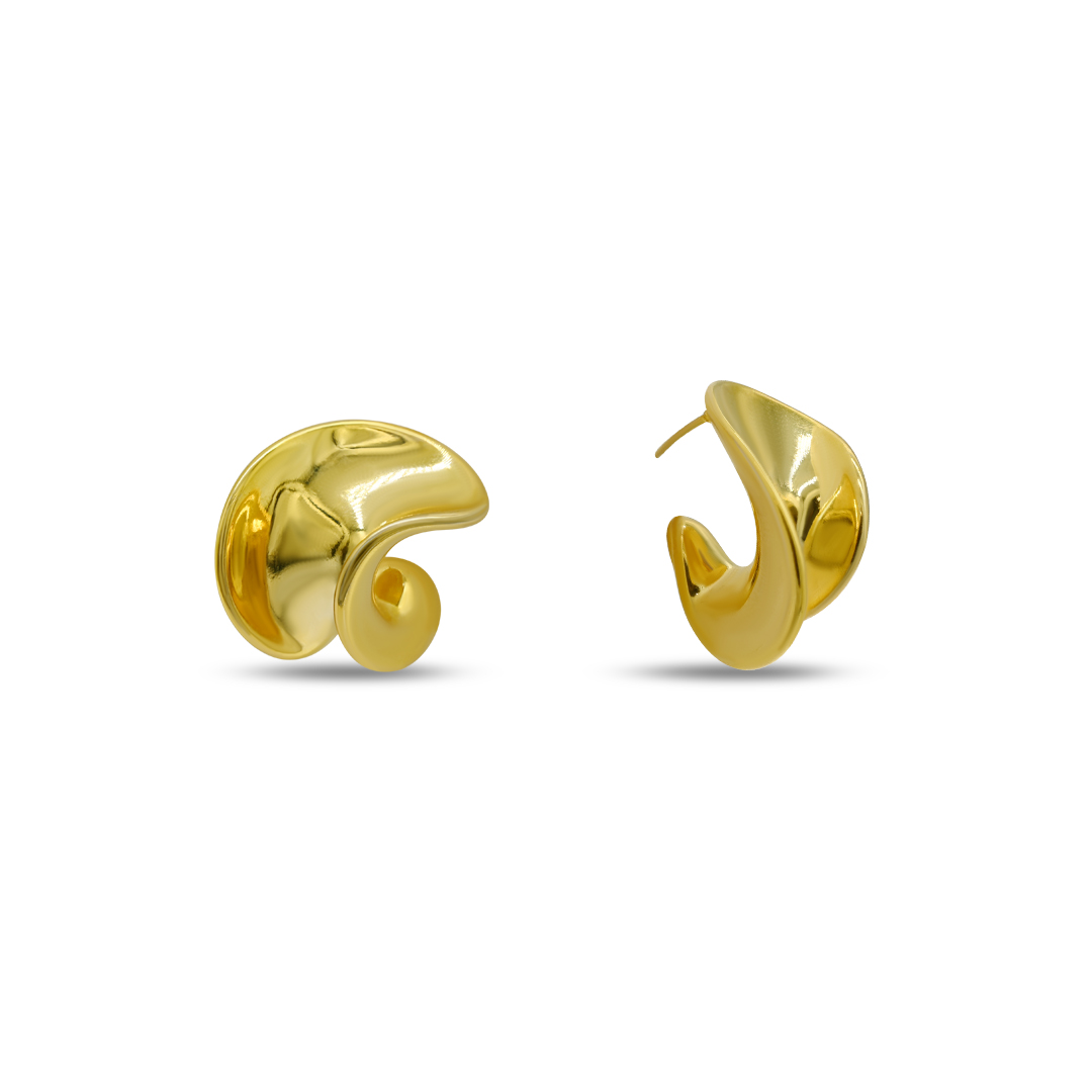 Fluid Wave Spiral Hoops