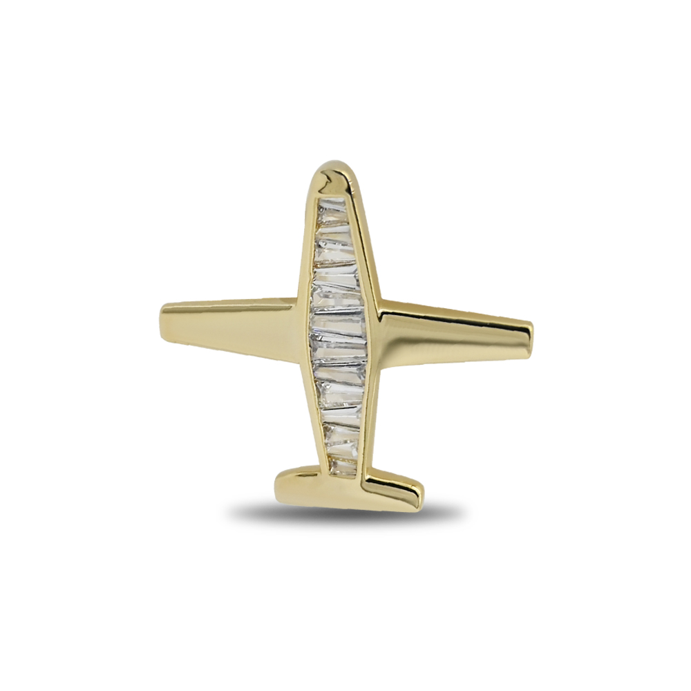Aeroplane Brooch Pin
