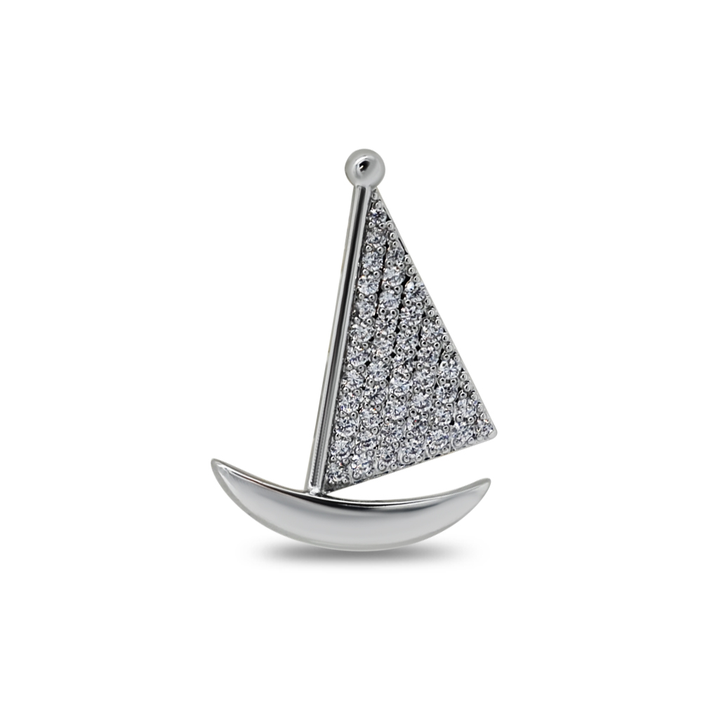 Happy Sailing Brooch Pin