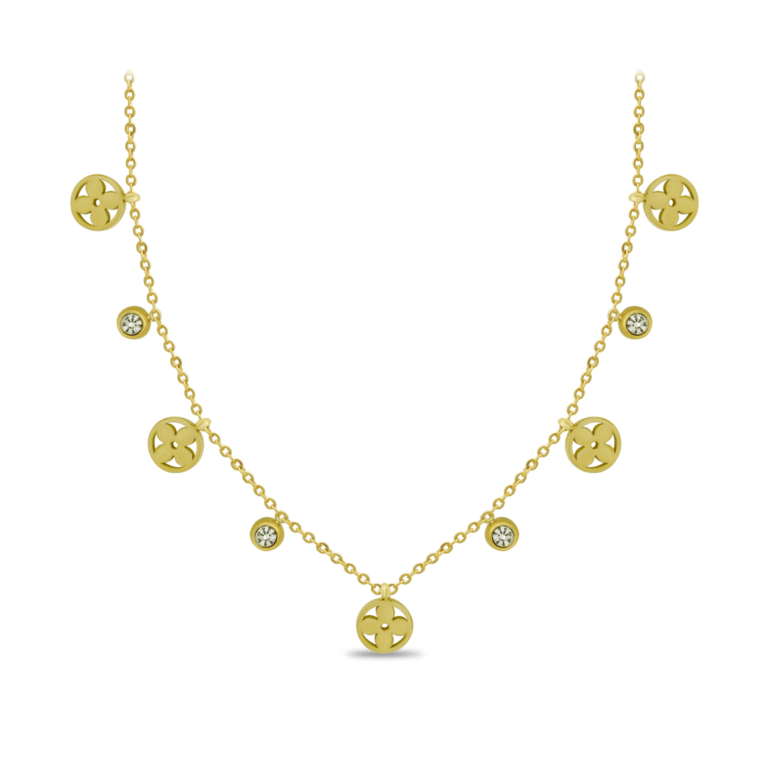 Clover Charm Choker