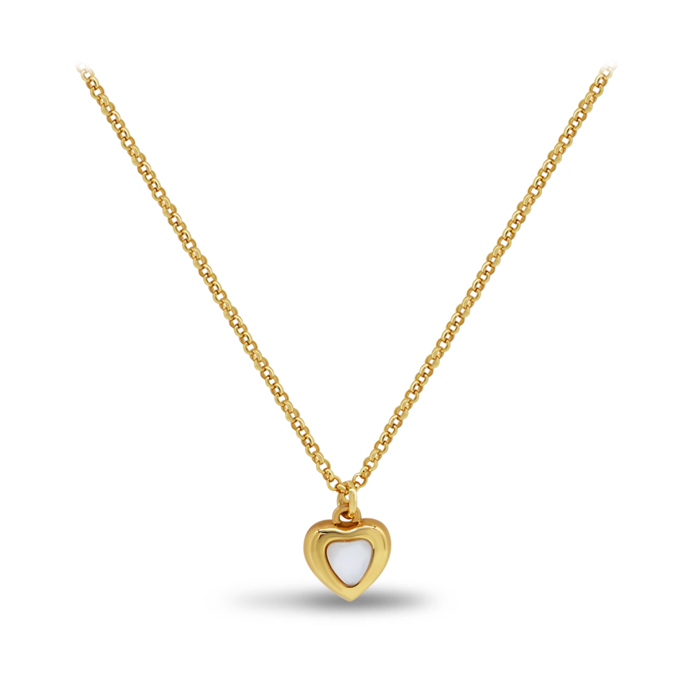Sweetheart Shell Pendant Necklace