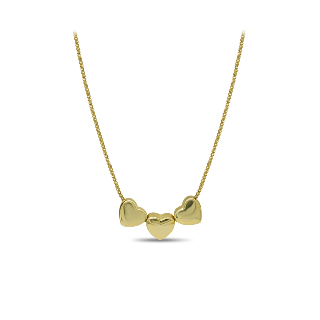 Trio Heart Necklace