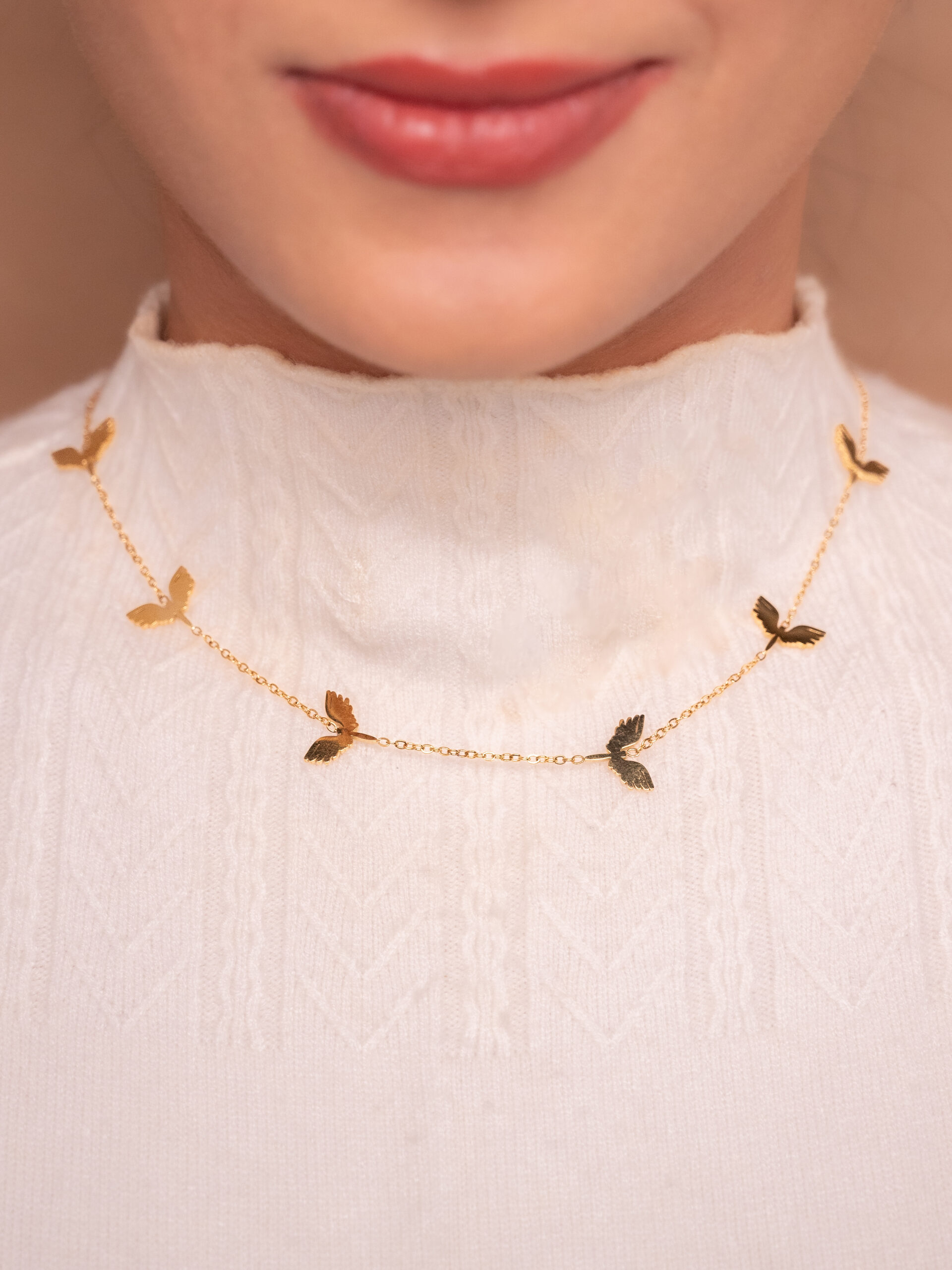 Bird Charm Necklace