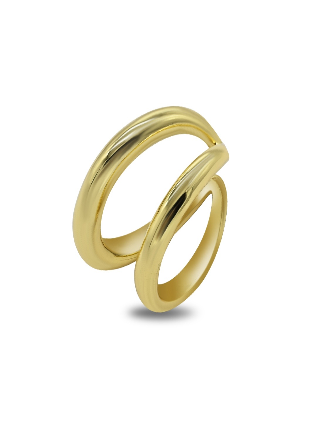 Gold Minimalist Double Band