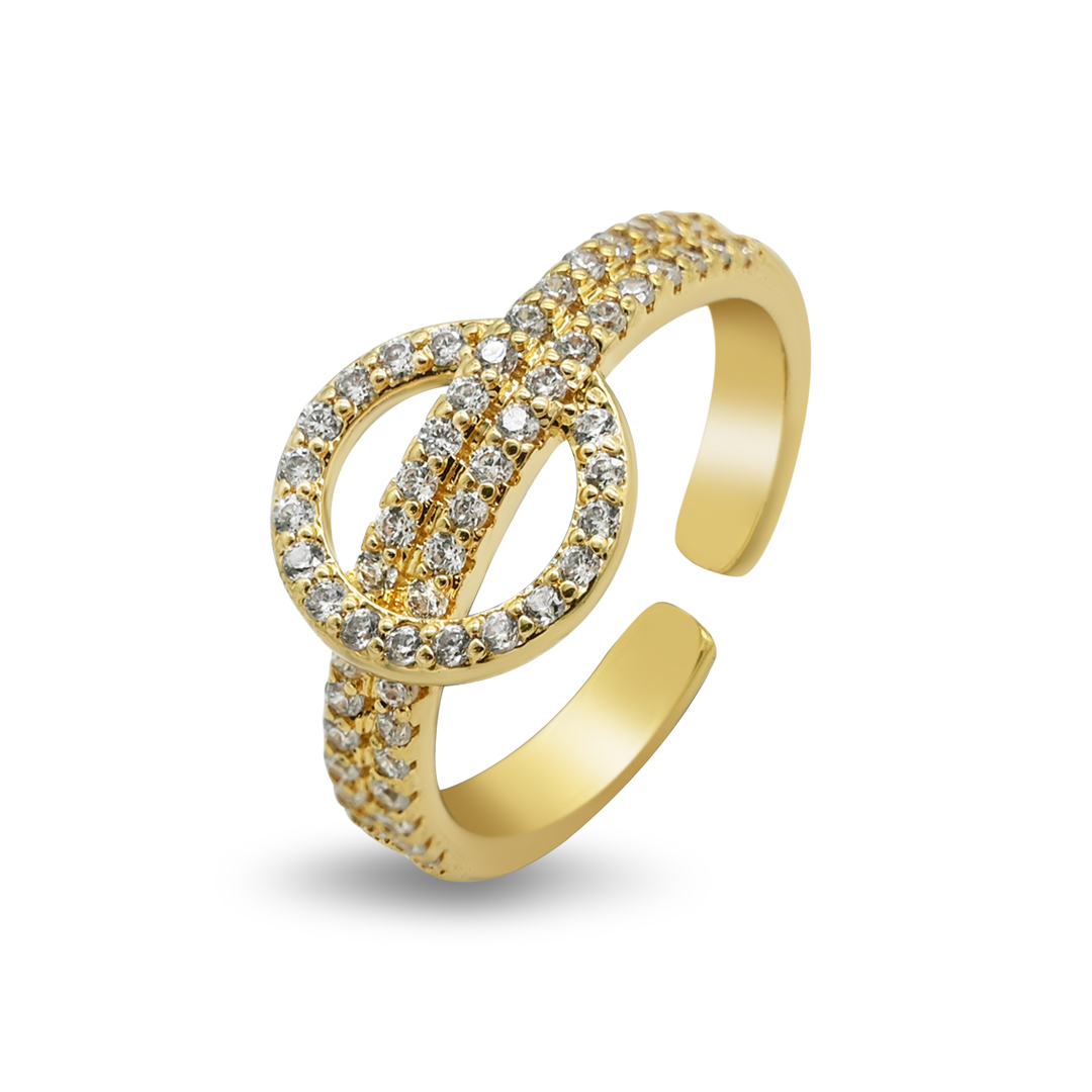 Gold Double Infinity Ring