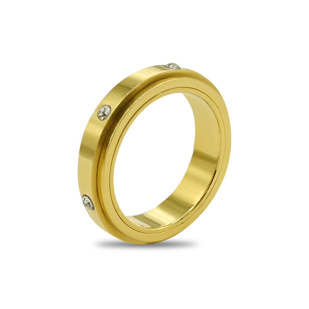 Gold Minimalist Spinner Ring