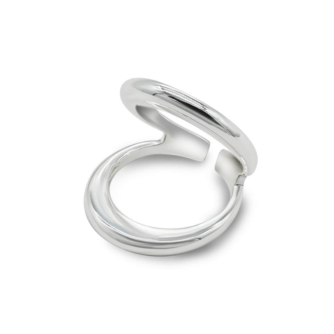 Silver Double Loop Ring