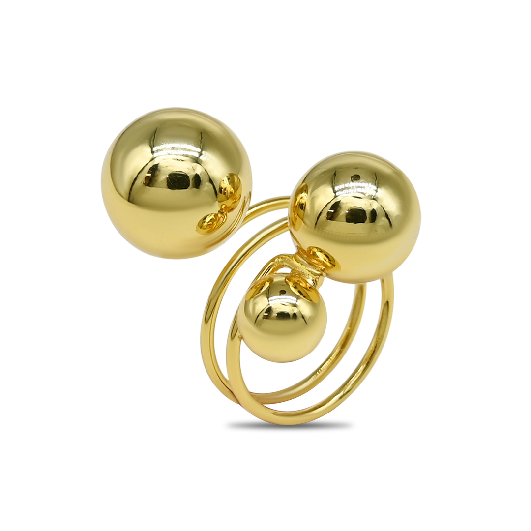 Triple Sphere Ring