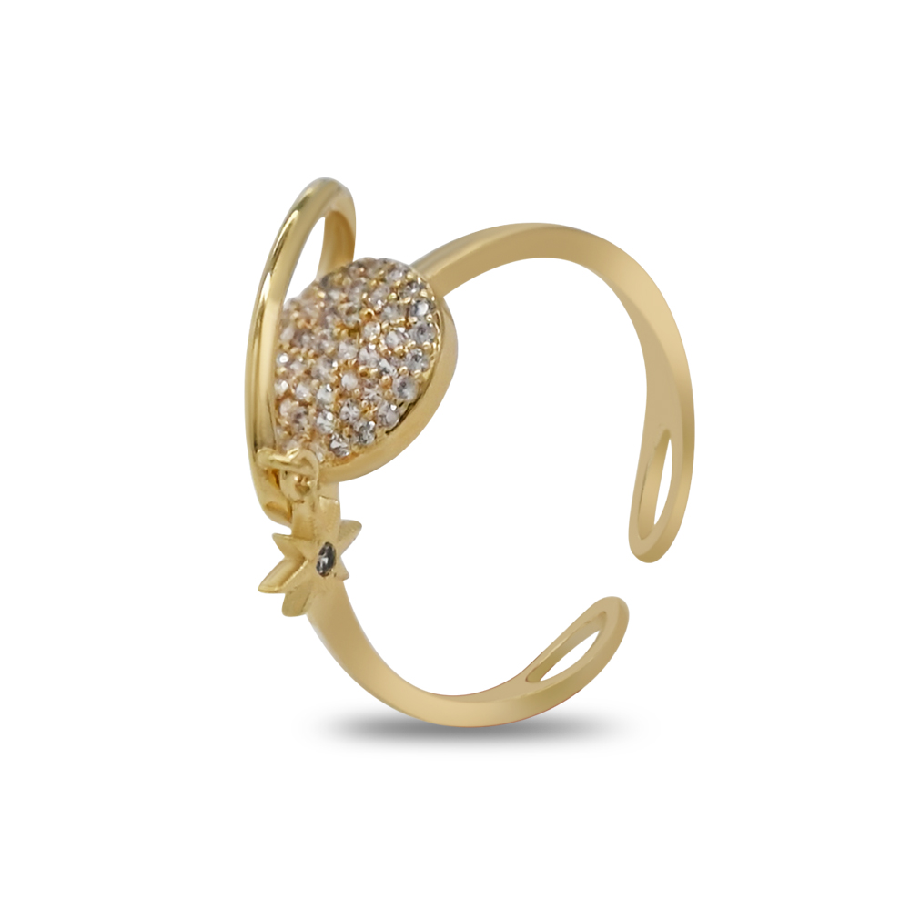 Gold Star Pave Cuff