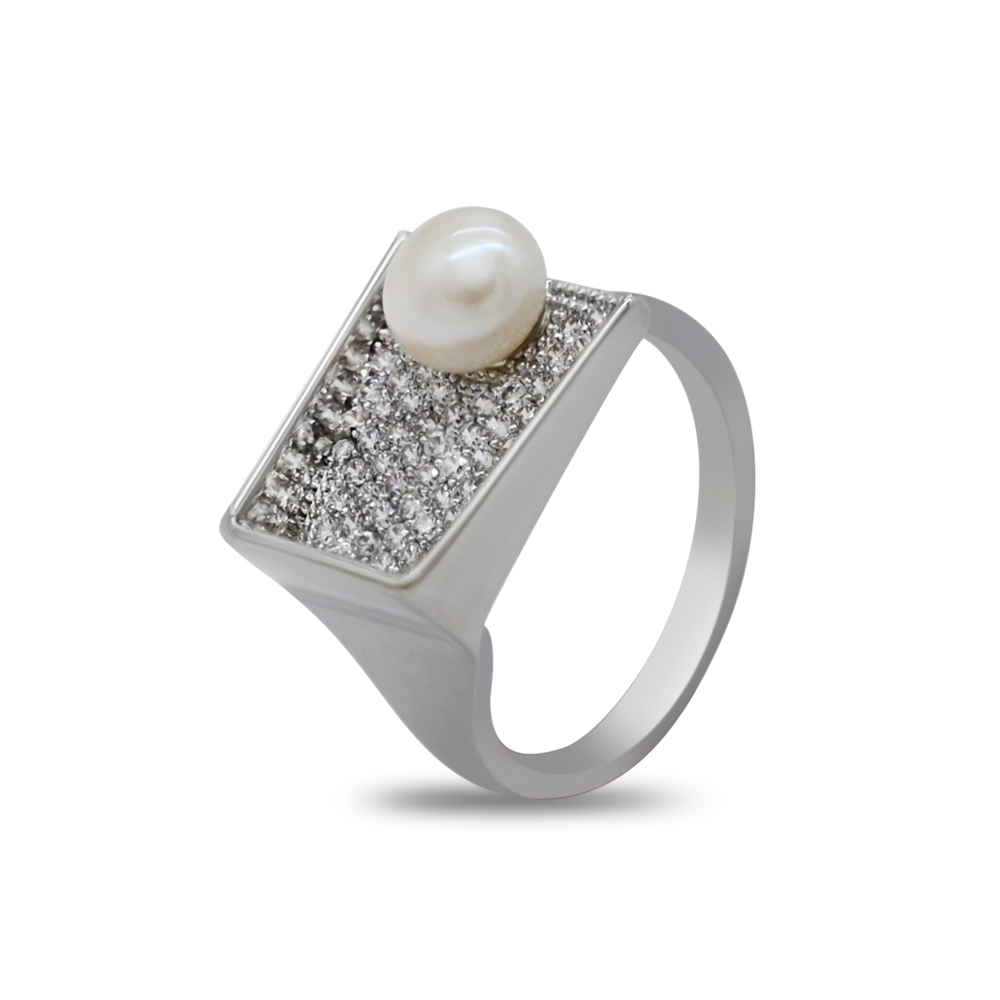 Signet Pearl Ring