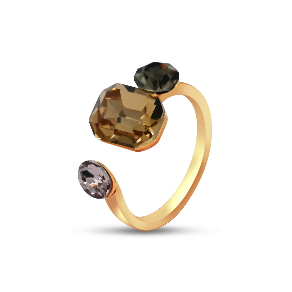Crystal Open Wrap Ring