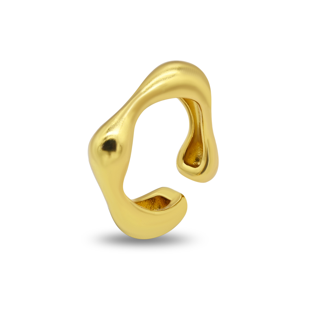 Minimalist Wave Ring