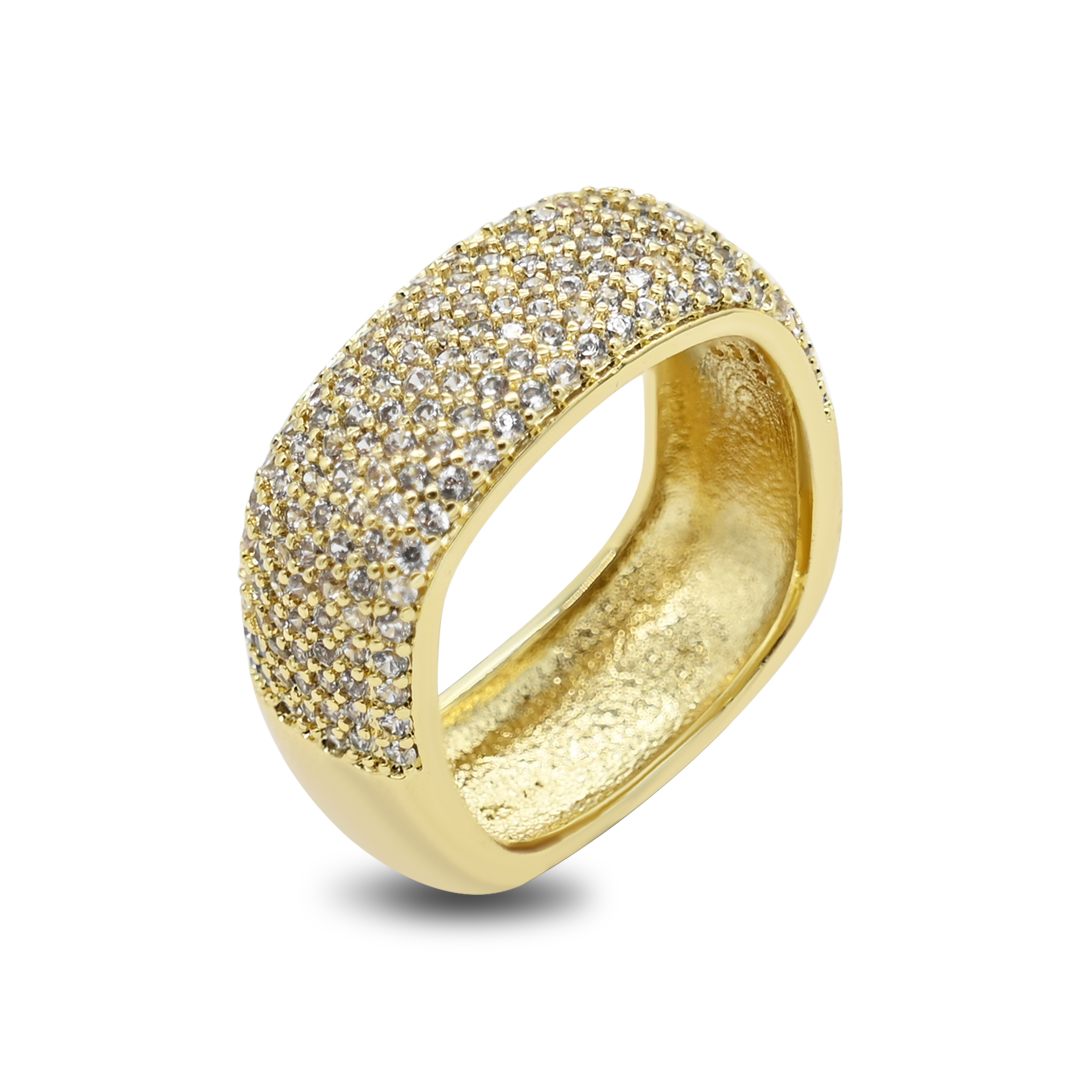 Wide Pave Band